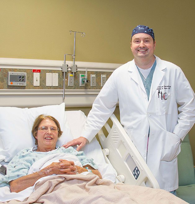 First Stroke Thrombectomy