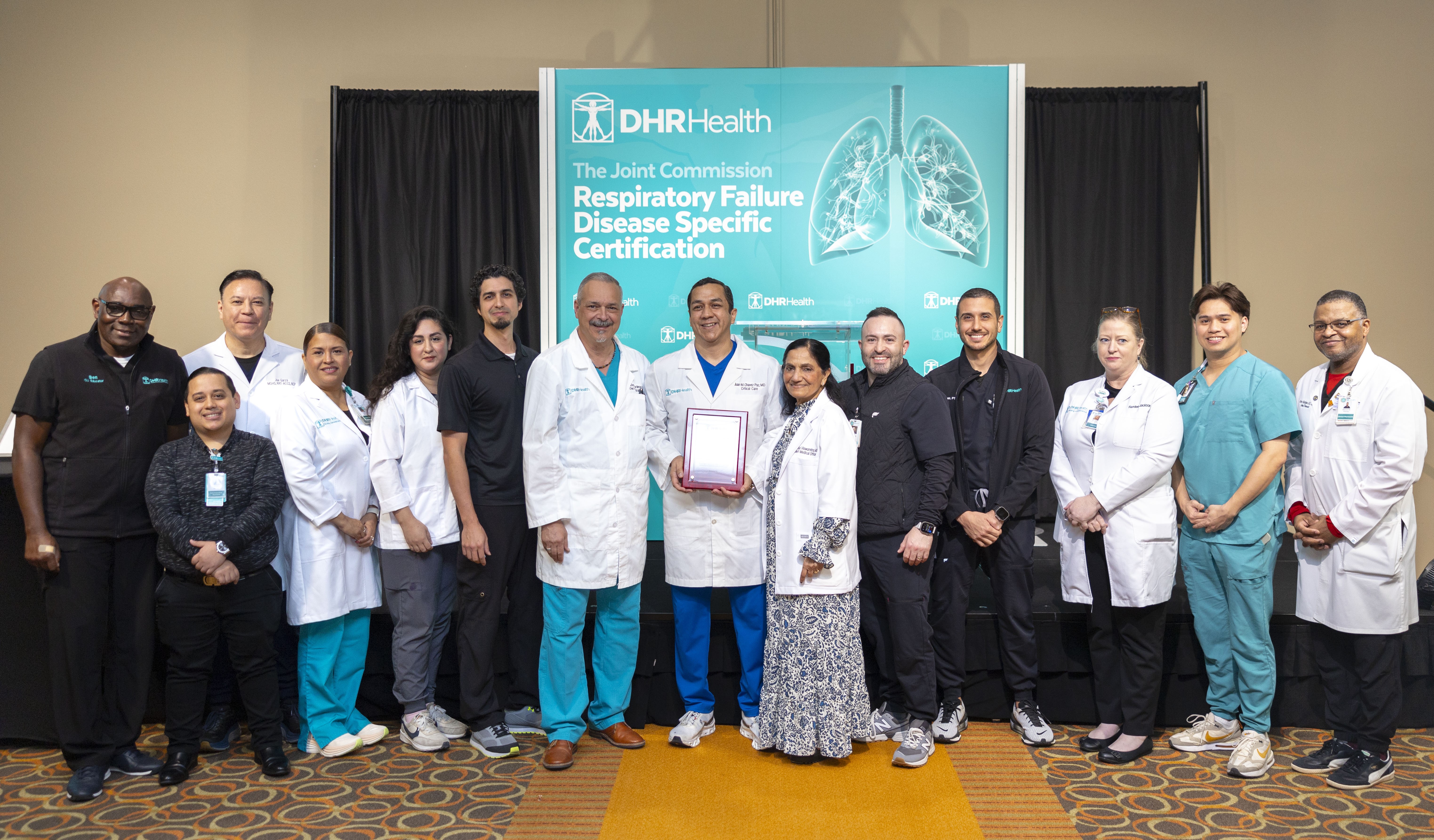 Certification In Respiratory Failure From The Joint Commission Group Photo